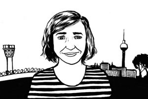 Sabine Kroner.Illustration: Tine Fetz